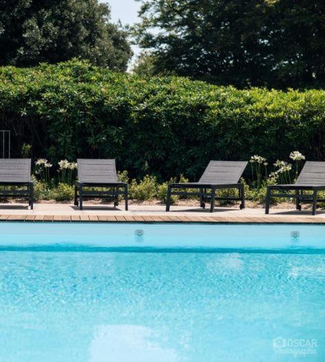 Les Garennes - Hotel Spa Benodet Bagian luar foto